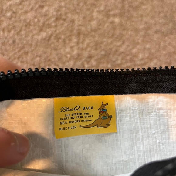 Set of 3 Blue Q Zippered Recycled Material Floral Zip Pouches - Picture 8 of 8